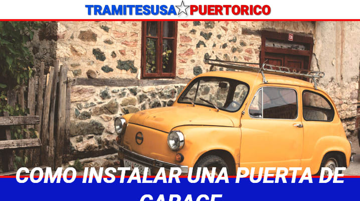 Como instalar una puerta de garage