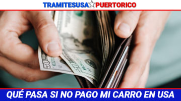 Qué pasa si no pago mi carro en USA